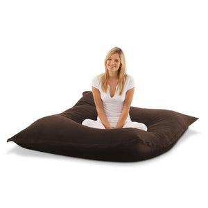 Brauner Sitzsack Samt