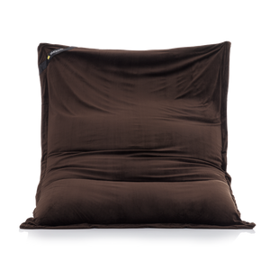 Brauner Sitzsack Samt