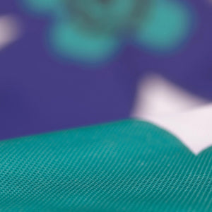 Outdoor Sitzsack Floralia Türkis-Blau