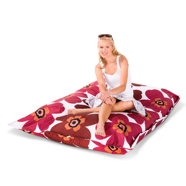 Outdoor Sitzsack Floralia Braun-Rot