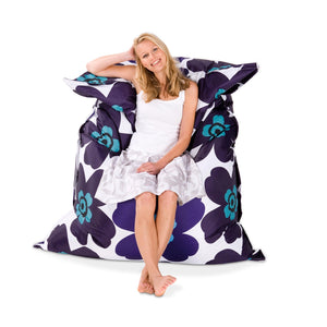 Outdoor Sitzsack Floralia Blau-Lila