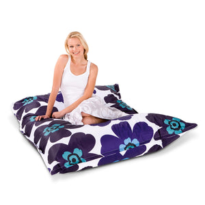 Outdoor Sitzsack Floralia Blau-Lila