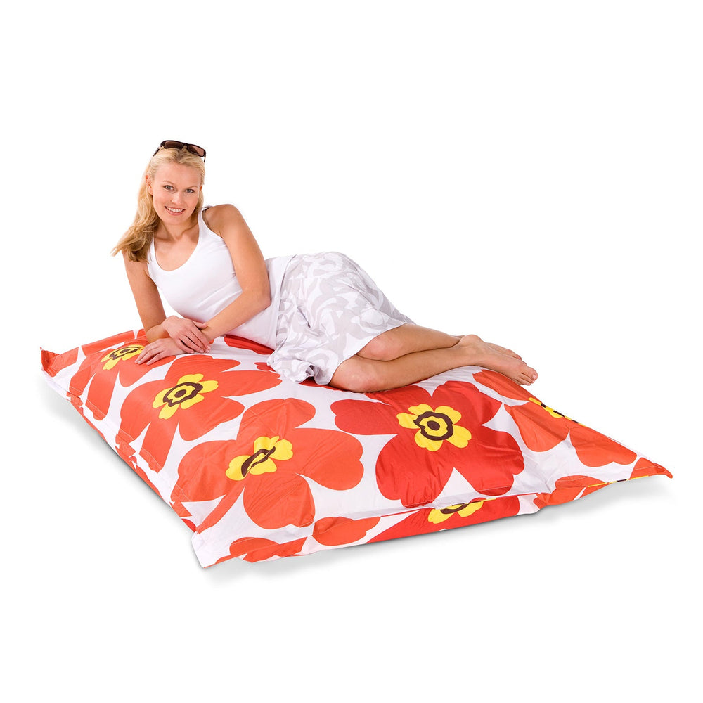 Outdoor Floralia Sitzsack Orange