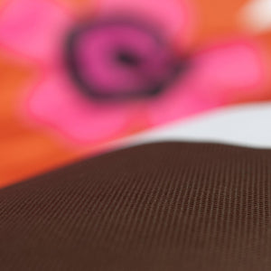 Sitzsack Floralia Braun-Orange