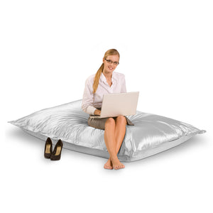 Sitzsack Metallic in Silber