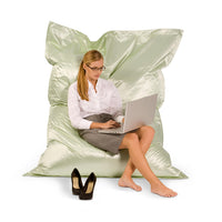 Sitzsack Metallic in Smaragd