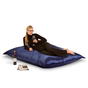 Sitzsack Metallic in Saphir