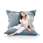 Sitzsack Cotton in Steingrau