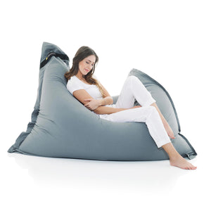 Sitzsack Cotton in Steingrau