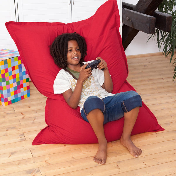 Kindersitzsack Cotton JR in Rot