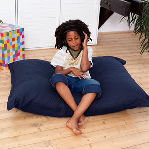 Kindersitzsack Cotton JR in Blau