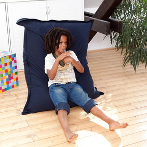 Kindersitzsack Cotton JR in Blau