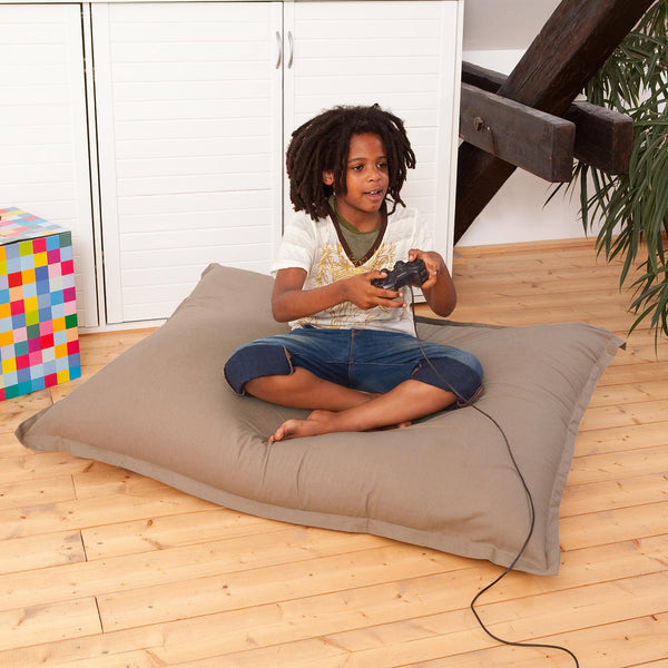 Kindersitzsack Cotton JR in Braun