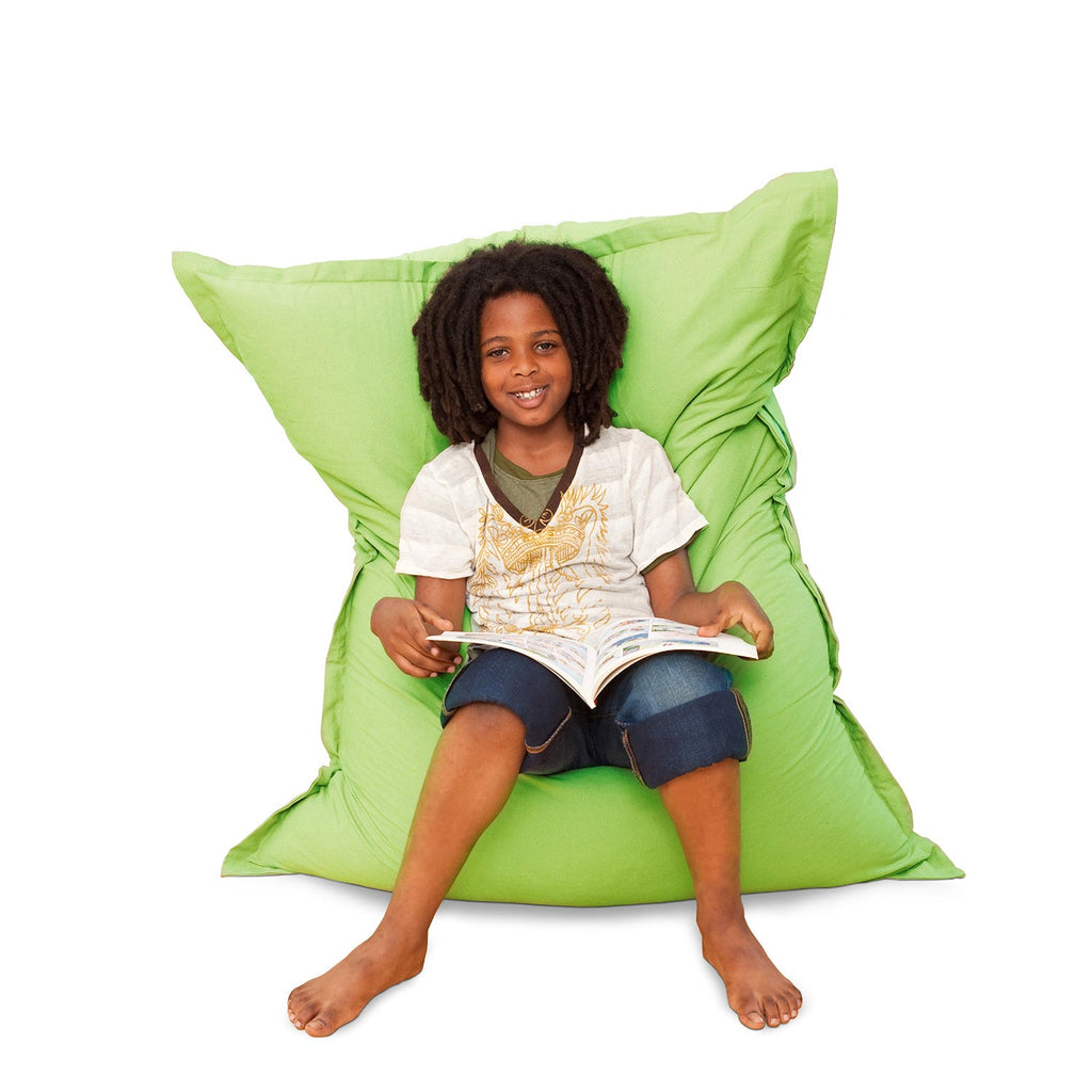 Kindersitzsack Cotton JR in Grün