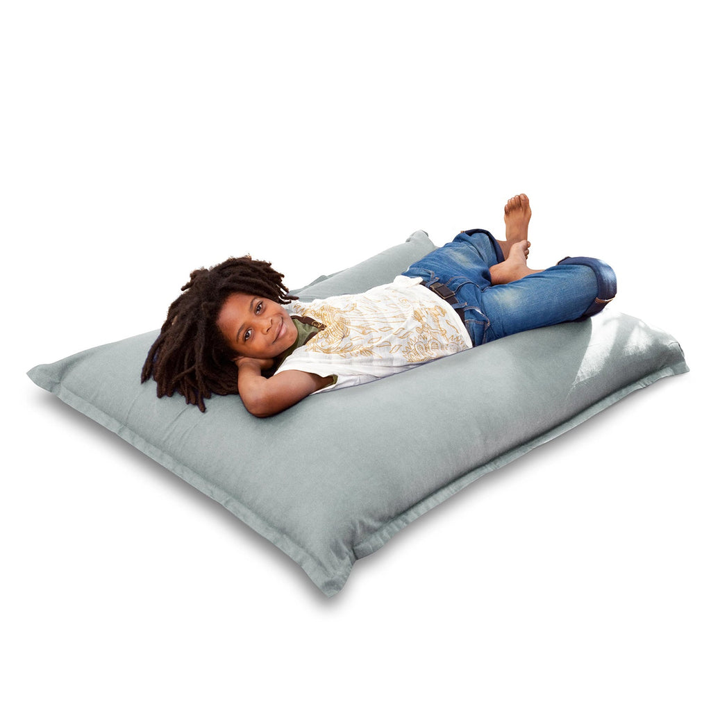 Kindersitzsack Cotton JR in Grau