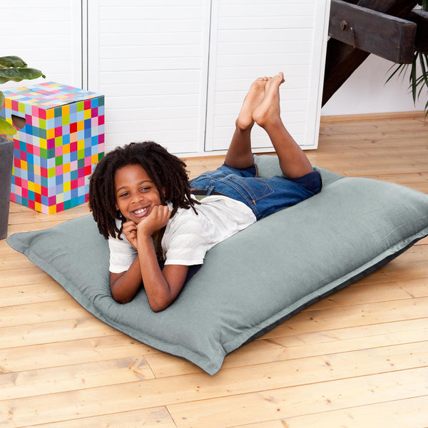 Kindersitzsack Cotton JR in Grau