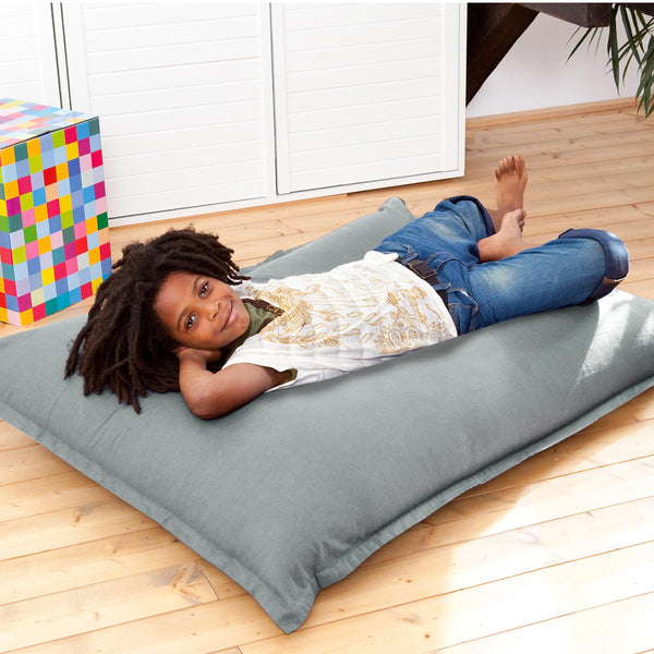 Kindersitzsack Cotton JR in Grau