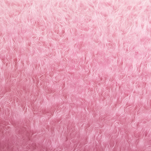 Smoothy Flokati Sitzkissen in Pink