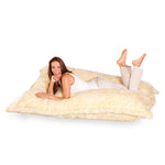 Flokati Sitzsack Creme