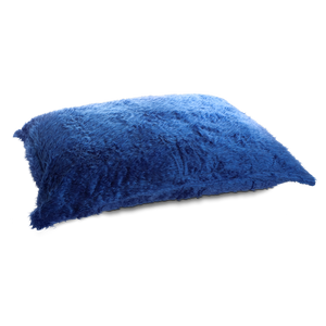 Flokati Sitzsack in Blau