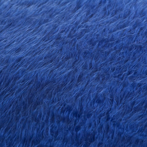 Flokati Sitzsack in Blau