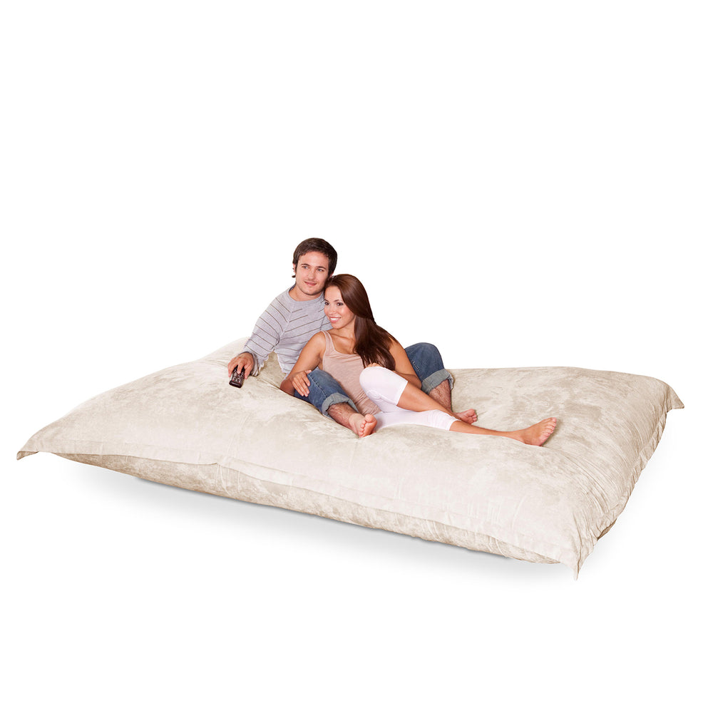 XXXXL Sitzsack in Creme-Weiß