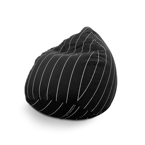 Kindersitzsack Eggshell mit Streifen