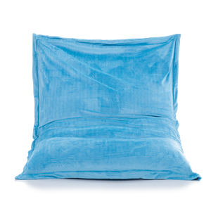 Sitzsack Samt in Blau