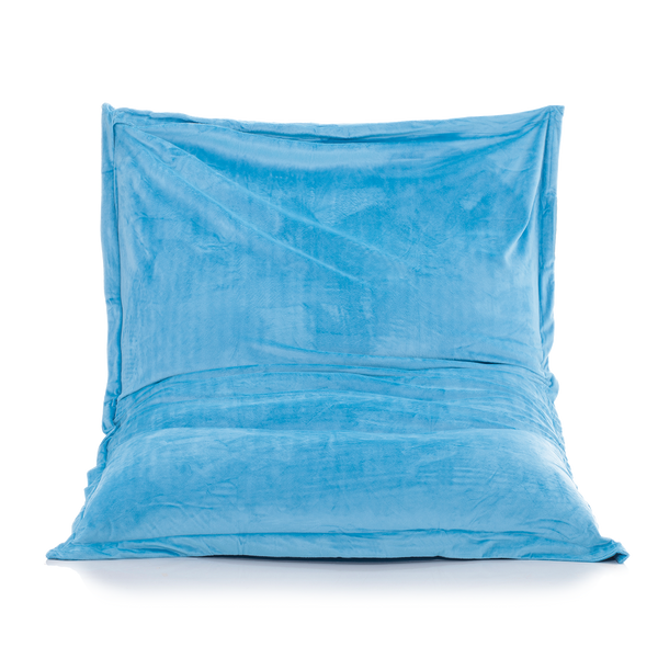 Sitzsack Samt in Blau