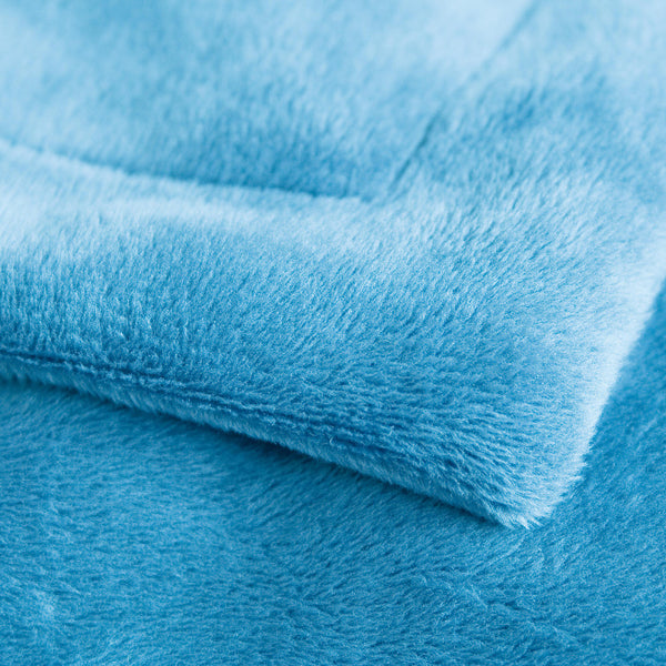 Sitzsack Samt in Blau