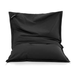 Sitzsack Schwarz aus Baumwolle