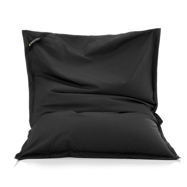 Sitzsack Schwarz aus Baumwolle