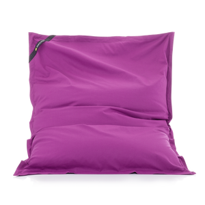 Lila Sitzsack aus Baumwolle