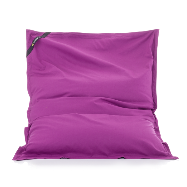 Lila Sitzsack aus Baumwolle