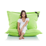 Sitzsack Grün aus Baumwolle