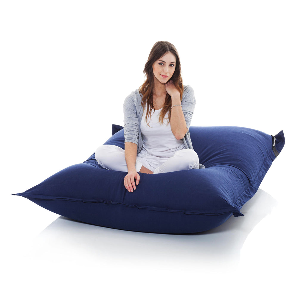 Sitzsack Classic Cotton in Blau