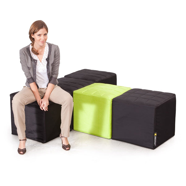 Cube Sitzwürfel in Anthrazit-Schwarz