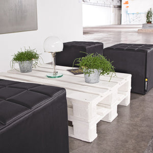 Cube Sitzwürfel in Anthrazit-Schwarz