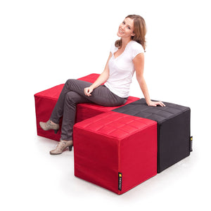 Cube Sitzwürfel in Feuer-Rot