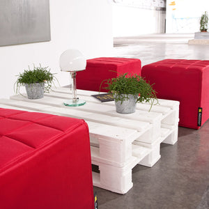 Cube Sitzwürfel in Feuer-Rot