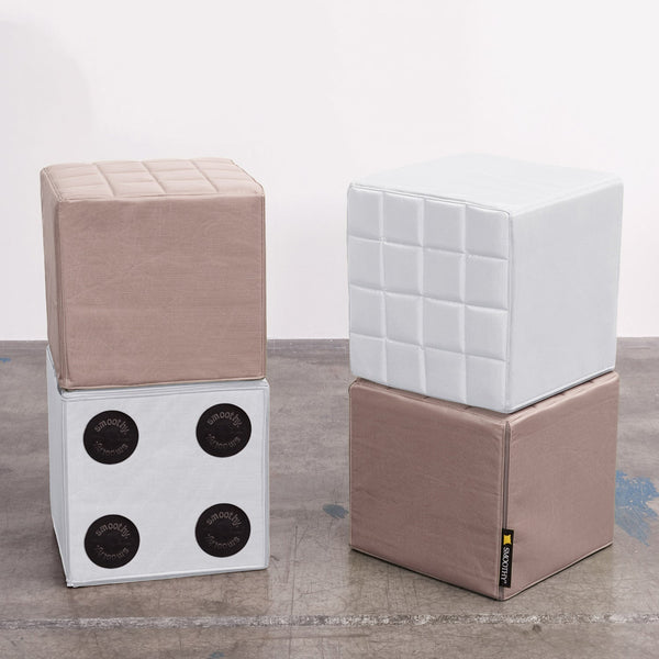 Cube Sitzwürfel in Polar-Weiß