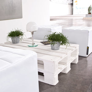 Cube Sitzwürfel in Polar-Weiß