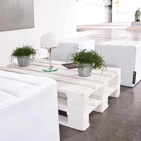 Cube Sitzwürfel in Polar-Weiß