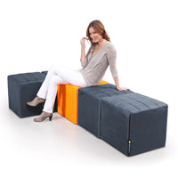 Cube Sitzwürfel in Schiefer-Grau