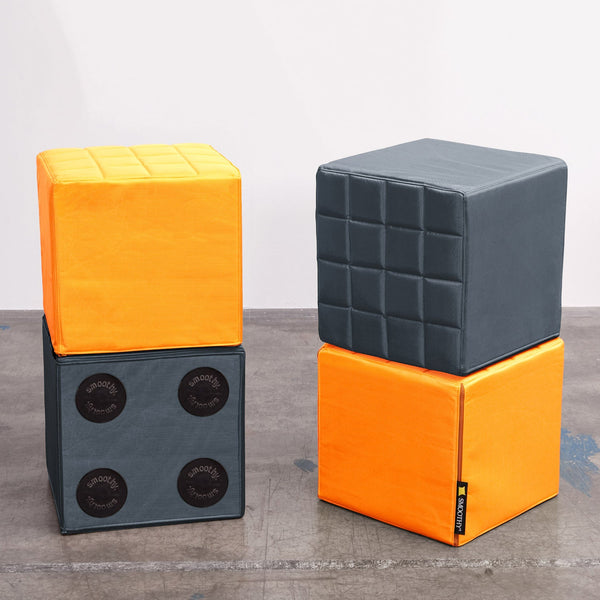 Cube Sitzwürfel in Schiefer-Grau