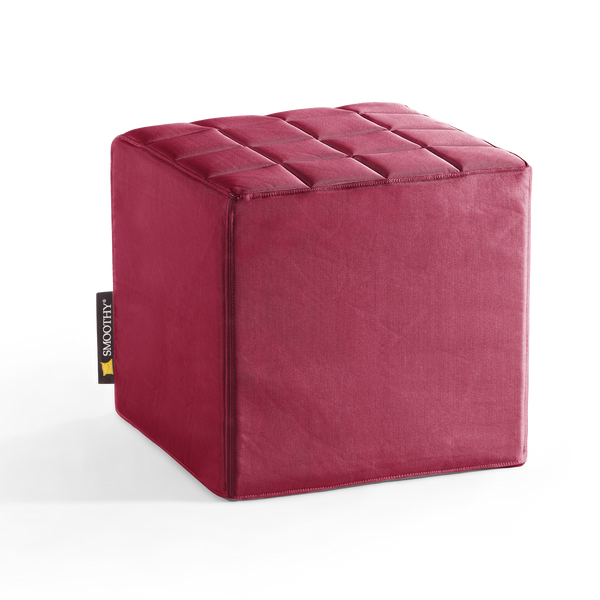 Cube Sitzwürfel in Bordeaux-Rot