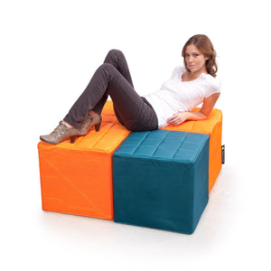 Cube Sitzwürfel in Funky-Orange