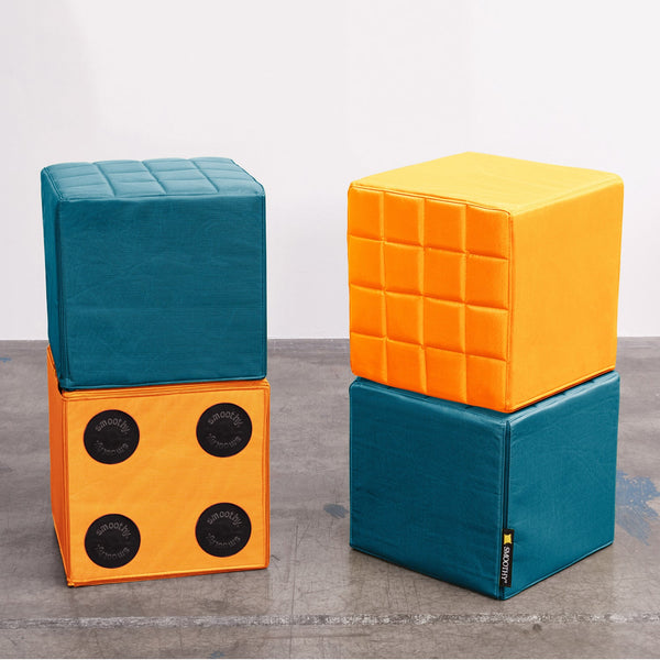 Cube Sitzwürfel in Funky-Orange