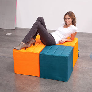 Cube Sitzwürfel in Funky-Orange