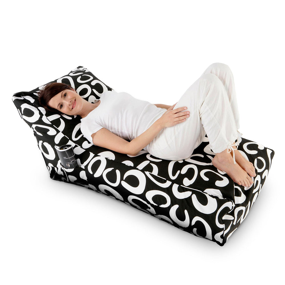 Lounge Daybed Black & White